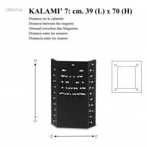 Safety Barrier for pellet and wood stoves, Burn Protection KALAMI’ 7 (h. cm. 70)