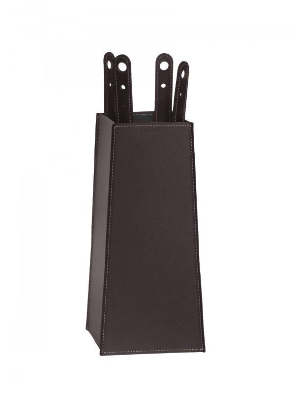 Piece 4 Fire Tools Set with leather handles MARY