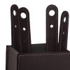 Piece 4 Fire Tools Set with leather handles MARY