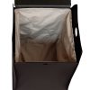Laundry basket in leather with removable lining PAOLINA