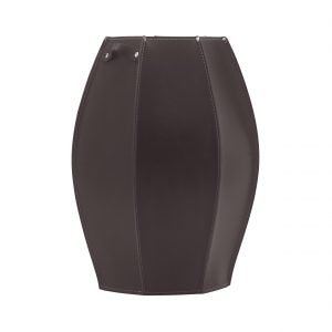 Umbrella stand in leather AUDREY