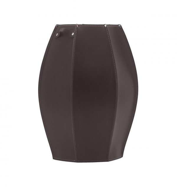 Umbrella stand in leather AUDREY