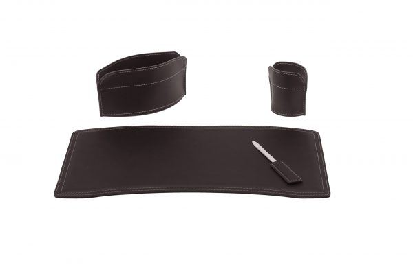 Desk pad, Leather Desk Kit 4 pieces BRANDO 4