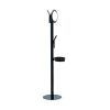 Coat Rack Stand with 6 elements covered in leather ERCOLE 6