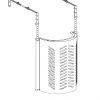 Protection pour vitre de poêles à granulés ou à bûches LIAKA 8 (h. cm. 50)