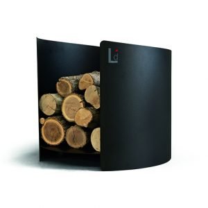 Firewood holder in painted steel ARENA